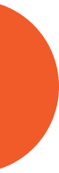 Partial orange circle on black background.